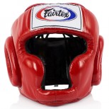 Боксерский шлем Fairtex (HG-3 red)